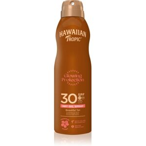 Hawaiian Tropic Glowing Protection Dry Oil Spray dry sunscreen oil spray SPF 30 180 ml Hawaiian Tropic Glowing Protection Dry Oil Spray dry sunscreen oil spray SPF 30 180 ml