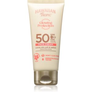 Hawaiian Tropic Glowing Protection Face Cream facial sunscreen SPF 50 50 ml Hawaiian Tropic Glowing Protection Face Cream facial sunscreen SPF 50 50 ml