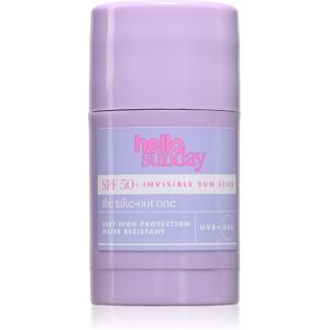 hello sunday the take-out one invisible sun stick protective moisturising stick SPF 50+ 25 g hello sunday the take-out one invisible sun stick protective moisturising stick SPF 50+ 25 g