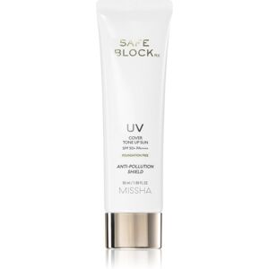 Missha Safe Block RX Cover Tone Up Sun SPF50+ Mineral Cream - Sun Protection for Face & Sensitive Areas Missha Safe Block RX Cover Tone Up Sun SPF50+ Mineral Cream - Sun Protection for Face & Sensitive Areas