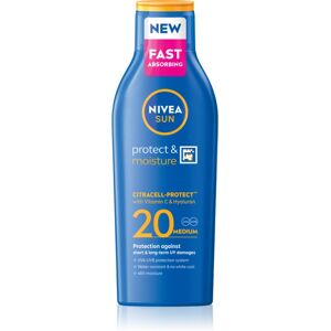 NIVEA SUN Protect & Moisture sunscreen lotion SPF 20 200 ml NIVEA SUN Protect & Moisture sunscreen lotion SPF 20 200 ml