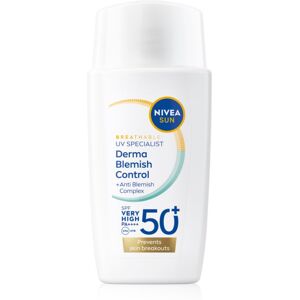 Nivea SUN Derma Skin Clear facial sunscreen for skin with imperfections SPF 50+ 40 ml Nivea SUN Derma Skin Clear facial sunscreen for skin with imperfections SPF 50+ 40 ml
