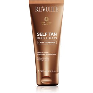 Revuele Paradise Bronze Self Tan Body Lotion gradual self-tanning lotion shade Light To Medium 200 ml Revuele Paradise Bronze Self Tan Body Lotion gradual self-tanning lotion shade Light To Medium 200 ml
