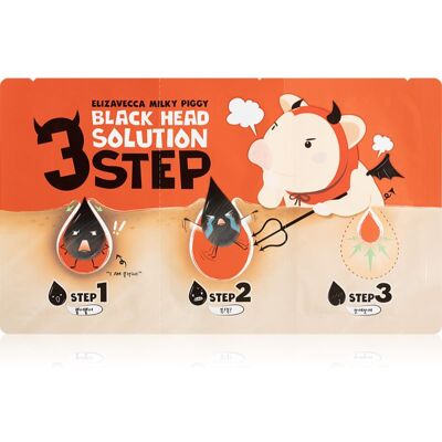 Elizavecca Milky Piggy 3 Step Black Head Solution - Pore Care Set Elizavecca Milky Piggy 3 Step Black Head Solution - Pore Care Set