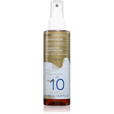Korres SPF10 Intense Bronzing Oil - Face & Body Korres SPF10 Intense Bronzing Oil - Face & Body