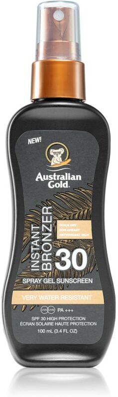 Australian Gold Instant Bronzer sunscreen with bronzer SPF 30 100 ml