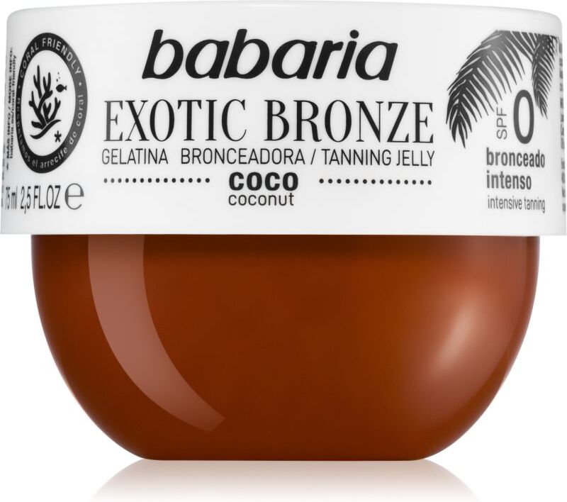 Babaria Tanning Jelly Exotic Bronze body gel for a deep tan 75 ml