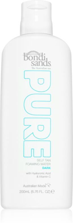 Bondi Sands Pure Self Tan Foaming Water Dark self-tanning mousse with moisturising effect 200 ml