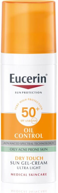 Eucerin Sun Oil Control protective facial gel cream SPF 50+ 50 ml