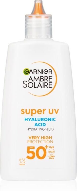 Garnier Ambre Solaire Super UV Hyaluronic Acid lightweight protective fluid with moisturising effect SPF 50+ 40 ml
