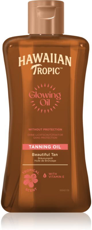 Hawaiian Tropic Glowing Oil Tanning body oil to extend tan length 200 ml