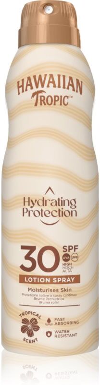 Hawaiian Tropic Hydrating Protection Lotion Spray sunscreen spray SPF 30 177 ml