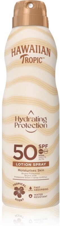 Hawaiian Tropic Hydrating Protection Lotion Spray sunscreen spray SPF 50 220 ml
