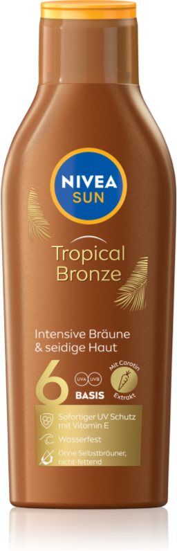 NIVEA SUN Tropical Bronze sunscreen lotion SPF 6 200 ml