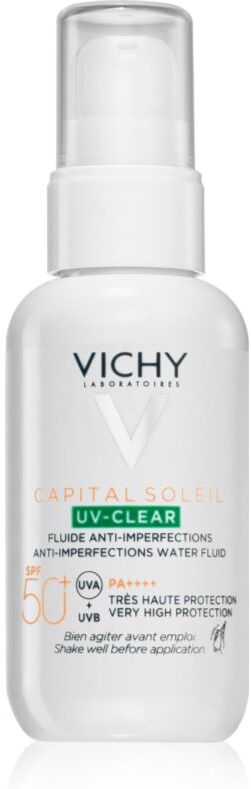 Vichy Capital Soleil UV-Clear anti-wrinkle treatment for oily acne-prone skin SPF 50+ 40 ml