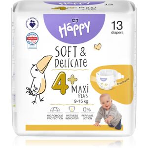 BELLA Baby Happy Soft&Delicate Size 4+ Maxi Plus disposable nappies 9-15 kg 13 pc