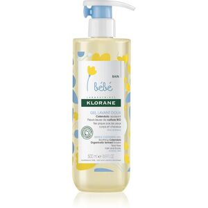 Klorane Bébé Calendula gentle cleansing gel for children from birth with pump 500 ml