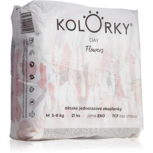 Kolorky Day Flowers disposable organic nappies size M 5-8 Kg 21 pc
