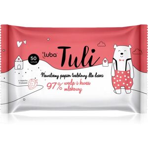 Luba Tuli Lactic acid moist toilet tissue with lactic acid for children Strawberry 50 pc