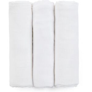 Petite&Mars Moussy cloth nappies Total White 68 x 68 cm 3 pc