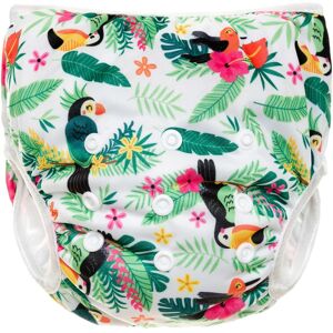 T-TOMI Diaper Swimwear Parrots washable swim nappies 5-12 kg 1 pc