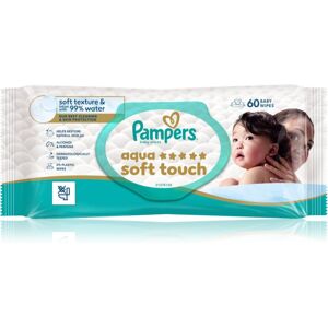 Pampers Aqua Soft Touch wet cleansing wipes for children 60 pc Pampers Aqua Soft Touch wet cleansing wipes for children 60 pc