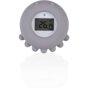 Zopa Silicone Digital Thermometer - Baby Bath - Dove Grey Zopa Silicone Digital Thermometer - Baby Bath - Dove Grey