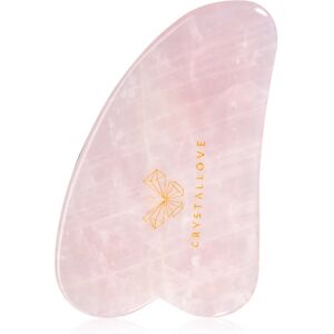 Crystallove Rose Quartz Gua Sha massage tool