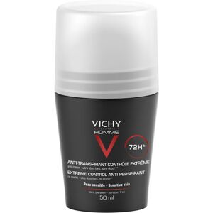 Vichy Homme Deodorant antiperspirant roll-on to treat excessive sweating 72h 50 ml