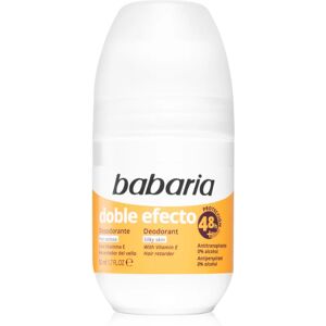 Babaria Deodorant Double Effect antiperspirant roll-on anti-hair regrowth 50 ml