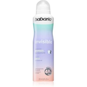 Babaria Deodorant Invisible antiperspirant spray to treat white and yellow stains 200 ml Babaria Deodorant Invisible antiperspirant spray to treat white and yellow stains 200 ml