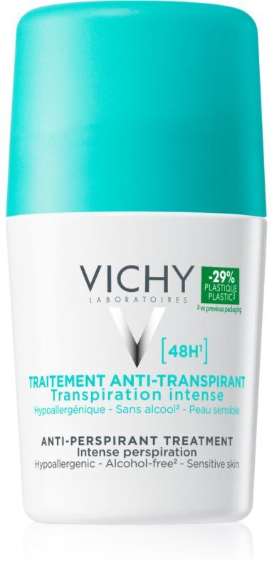 Vichy Deodorant 48h antiperspirant roll-on to treat excessive sweating 48h 50 ml