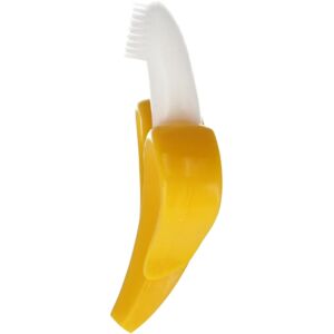 Bam-Bam Teether silicone toothbrush with teether 4m+ Banan 1 pc