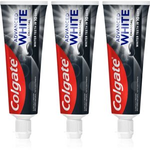 Colgate Advanced White whitening toothpaste with activated charcoal 3x75 ml