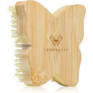 Crystallove Bamboo Butterfly Agave Body Brush massage brush for the body 1 pc