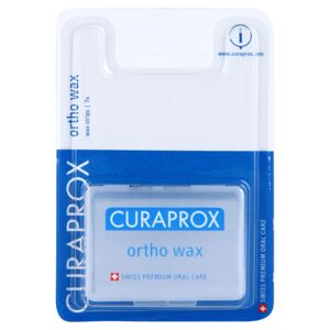 Curaprox Ortho Wax orthodontic wax for braces 7 pc