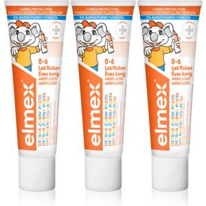 Elmex Caries Protection Kids toothpaste for children 3 x 50 ml