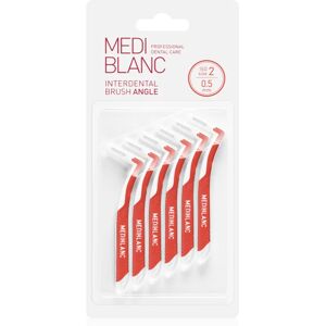 MEDIBLANC Interdental Pick-brush Angle interdental brush 6 pcs 0,5 mm Red 6 pc