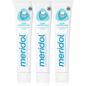 Meridol Gum Protection toothpaste supporting regeneration of irritated gums 3 x 75 ml