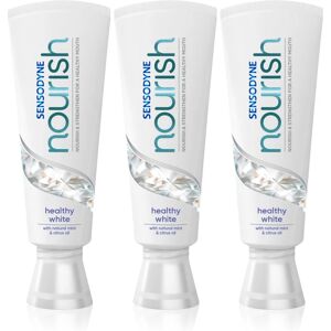 Sensodyne Nourish Healthy White bioactive toothpaste with fluoride 3x75 ml