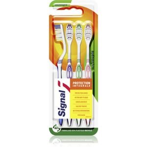 Signal Anti-Plaque Action soft toothbrushes 4 pc