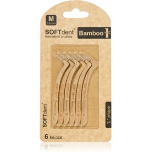 SOFTdent Bamboo Interdental Brushes interdental brushes from bamboo 0,6 mm 6 pc