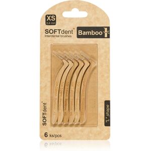 SOFTdent Bamboo Interdental Brushes interdental brushes from bamboo 0,4 mm 6 pc