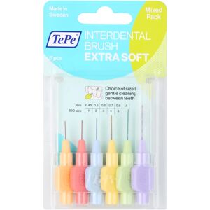 TePe Extra Soft interdental brushes mix 6 pc