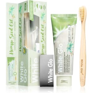 White Glo Hemp Seed Oil whitening toothpaste with brush 150 g