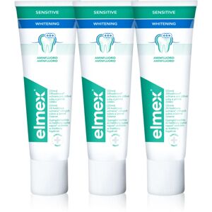 Elmex Sensitive Whitening toothpaste for naturally white teeth 3x75 ml