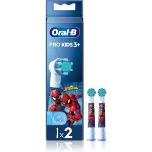 Oral B PRO Kids 3+ toothbrush replacement heads for children Spiderman 2 pc