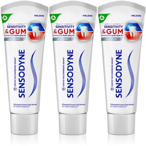 Sensodyne Sensitivity & Gum Whitening whitening toothpaste for protection of teeth and gums 3x75 ml Sensodyne Sensitivity & Gum Whitening whitening toothpaste for protection of teeth and gums 3x75 ml