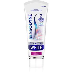 Sensodyne Clinical White Stain Protector - Whitening Toothpaste for Sensitive Gums Sensodyne Clinical White Stain Protector - Whitening Toothpaste for Sensitive Gums