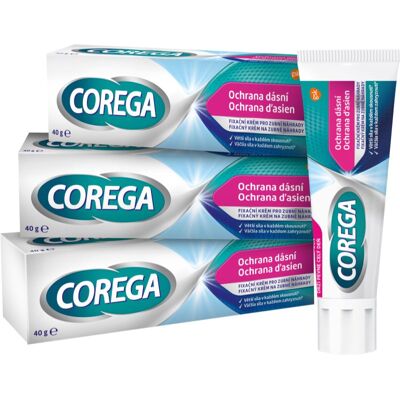 Corega - Denture Adhesive Trio - Flavor-Free Gum Protection 3g Corega - Denture Adhesive Trio - Flavor-Free Gum Protection 3g